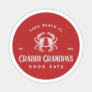 Crabby Grandpa's Restaurant Crab Magnet